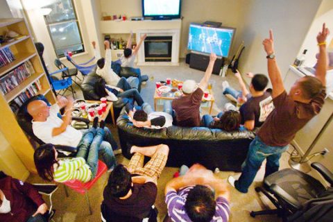 Cleaning for the Big Super Bowl Game