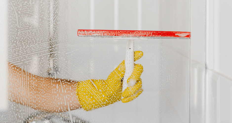 How To Clean Glass Shower Doors With Hard Water Stains | Kinetic | Kinetico UK