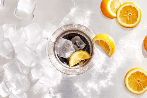 DIY Orange Garbage Disposal Cleaner